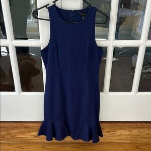 Banana Republic Blue Halter Sheath Cocktail Dress 🌿